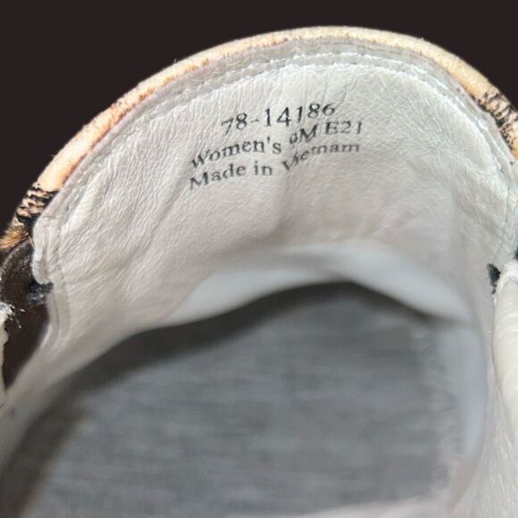 Women’s Johston & Murphy Callie Leather & Leopard Print Slip On Loafers Size 9 - Picture 7 of 9